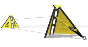 Baumlos Slacklinen mit dem IndyKit
