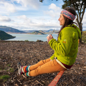 Kaffee auf der Slackline